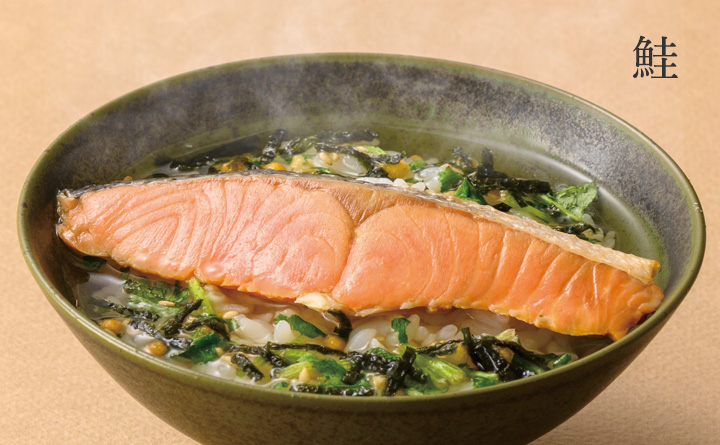 お茶漬け出来上がり例「鯛」