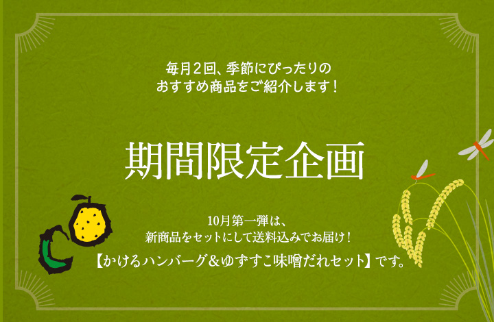 期間限定企画