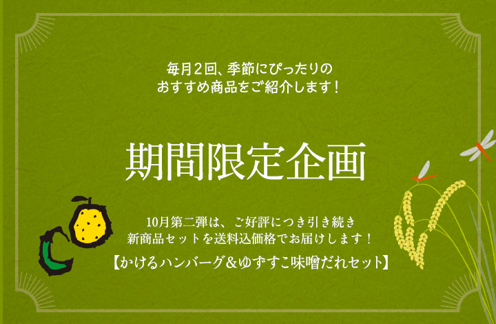 期間限定企画