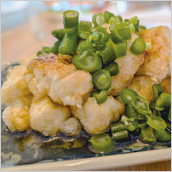 のりクロで揚げ出し豆腐