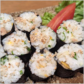食べる塩ゆずのもち麦細巻き